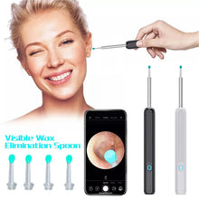 Load image into Gallery viewer, Wi -Fi Visible Wax Elimination Spoon USB 1080P HD Load Otoscope Ear Cleaner Ear Wax Removal Tool Suitable for Android IOS