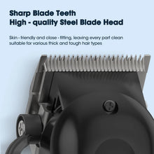 Load image into Gallery viewer, 3-in-1 Hair Cleaning Set Intelligent Digital Hair Clipper Home Oil Head Carving Pusher Whitening Shaver Men's Shaver
