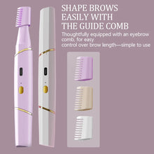 Load image into Gallery viewer, 2-in-1 Electric Eyebrow Trimmer And Nose Hair Groomer USB Rechargeable Facial Hair Trimmer Pain-Free Precision Grooming Tool