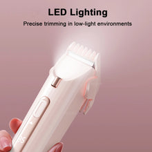Load image into Gallery viewer, Trimmer for Women 2 in 1 Dual Head Epilator Electric Shaver Body Hair Trimmer and Facial Hair Remover for Bikini Underarm Face
