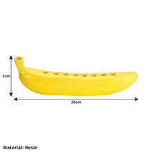 Load image into Gallery viewer, Creative Banana Menorah Tabletop Candlestick Decor Resin Novelty Banana Menorah Hanukkah Chanukah Candle Holder with 9 Holes