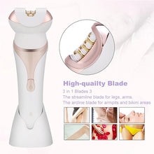 Load image into Gallery viewer, 4 In 1 Electric Lady Epilator Bikini Trimmer Shaver Razor Underarm Haircut Clipper Body Hair Remover