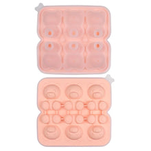 Load image into Gallery viewer, 6 Grid Cute Teddy Bear Ice Cube Making Mold Splash-proof and Easy To Fall Off Cute Bear Ice Cube Tray