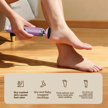 Load image into Gallery viewer, 3 In 1 Electric Foot Grinder/Foot Care Device Rechargeable Pedicure Machine Removes Dry Skin For Smoother Feet Pedicure Tools