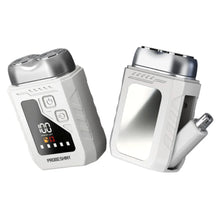 Load image into Gallery viewer, 2in1 Mini Electric Shaver Digital Display Waterproof Portable Rotary beard grooming with Mirror Efficient Shaving