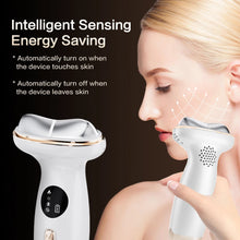 Load image into Gallery viewer, Neck Face Beauty Device Hot Cold Compress 7 Colors LED Double Chin Anti Wrinkle Microcurrent Face Lifting Machine