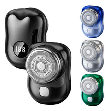 Load image into Gallery viewer, Mini Electric Travel Shaver for Men Pocket Size Washable Rechargeable Portable Painless Cordless Trimmer Knives Face Beard Razor