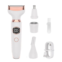 Load image into Gallery viewer, 4-in-1 Multifunctional Electric Hair Removal Device for Women Full Body Shaving and Eyebrow Trimming Device Nose Hair Remover