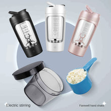 Load image into Gallery viewer, USB Electric Protein Shaker Bottle Portable 1200mAh Rechargeable Blender Cup Multipurpose 650ml Mixing Cups for Fitness Workout