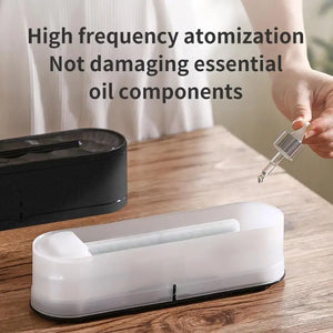 Flame Humidifier Creative Fogger LED Oil Lamp Difusor Aroma Diffuser Air Humidifier Ultrasonic Cool Mist Home Accessories