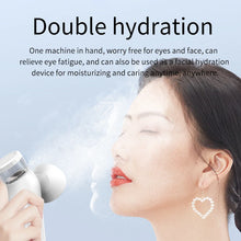 Load image into Gallery viewer, Portable Eye Mister with Warm Compress Heated Nano Eye Mist Sprayer for Relief Dry Eyes and Stye Eye Drops Tool Eye Skin SPA