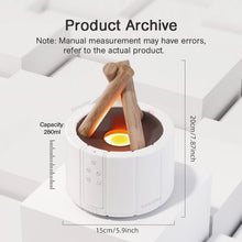 Load image into Gallery viewer, Simulated Flame Aroma Diffuser Bonfire Air Humidifier Ultrasonic Cool Mist Maker Fogger LED Essential Oil Lamp Difusor