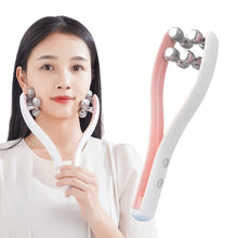 Load image into Gallery viewer, EMS Face Massager Facial Lift Up Machine Microcurrent Cellulite Double Chin Remover Face Massage Roller Skin Tightening Device