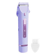 Load image into Gallery viewer, Trimmer for Women 2 in 1 Dual Head Epilator Electric Shaver Body Hair Trimmer and Facial Hair Remover for Bikini Underarm Face