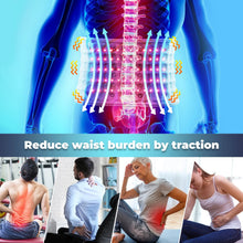 Load image into Gallery viewer, Electric Waist Massager Infrared Heated Lumbar Pad Adjustable Temperature Hot Compress Vibration Waist Massage Belt Back Support