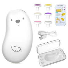 Load image into Gallery viewer, Electric Nail Polisher Rechargeable Baby Electric Nail Trimmer with Led Light 6 Grinding Heads 2-speed Adjustable for Newborn