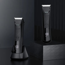 Load image into Gallery viewer, Body Hair Trimmer for Men Groin  Electric Manscaper Pubic Hair Remover Epilator Chest Grooming Clippers Waterproof Men's Shaver