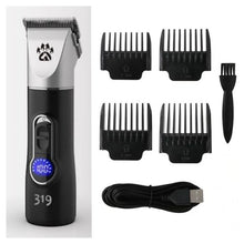 Load image into Gallery viewer, Professional Cordless Dog Grooming Clipper Heavy Duty Electric Pet Hair Trimmer Shear for Thick Coats Large Dog Shaver Scissor