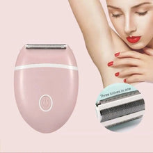 Load image into Gallery viewer, Hair Removal Machine Trimmer For Women Knife Tip Waterproof Whole Body Washable Armpit Hair And Leg Hair Without Black Spots