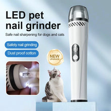 Load image into Gallery viewer, Dog Nail Cutter Upgraded Professional Electric Rechargeable Pet Nail Trimmer Painless Paws Grooming Smoothing for Dogs Cats