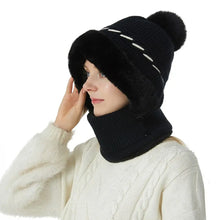 Load image into Gallery viewer, Warmer Knitted Hat Casual Winter Plush Ears Protection Cap Multipurpose Beanie Cap Outdoor