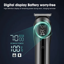 Load image into Gallery viewer, 6 in 1 Multifunctional Grooming Kit Hair Clipper With Digital Display High Power Electric Shaver Nose Hair Trimmer