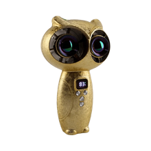 Load image into Gallery viewer, Turbo Mini Handheld Fan Strong Wind Quiet USB Rechargeable Fan Owl Shaped Lightweight Personal Cooling Fan for 3000mAh