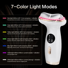 Load image into Gallery viewer, Neck Face Beauty Device Hot Cold Compress 7 Colors LED Double Chin Anti Wrinkle Microcurrent Face Lifting Machine