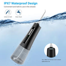 Load image into Gallery viewer, Teeth Water Pick Ultrasonic Cleanser 300ml Water Tank 4 Jet Tip Tooth Beauty Health Irrigator Dental Water Flosser for Teeth
