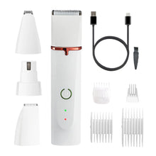 Load image into Gallery viewer, Dog Hair Cutting Machine Cat Dog Nail Cutter Professional 4 in 1 Pet Electric Shaver Silent Puppy Hair Care Supplies
