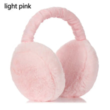 Load image into Gallery viewer, Fashion Autumn Winter Earmuffs Women Men Ear Warmer Plush Solid Color Adjustable Foldable Ear Muffs Earflap Earmuffs