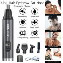 Load image into Gallery viewer, Electric Beard Trimer Rechargeable Nose Ear Hair Trimmer For Men Grooming Kit Electric Eyebrow Beard Trimer Nose Ears Trimmer