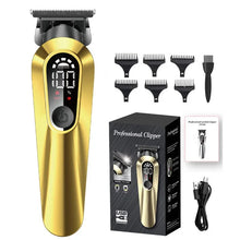 Load image into Gallery viewer, Professional Digital Men's Electric Hair Clipper Household Hair Trimmer Multifunctional Hair Salon Hairdressing Machine