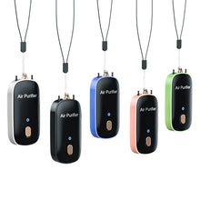 Load image into Gallery viewer, 20 Million Negative Ion Purifier Personal Wearable Mini Portable 24H Working Collar Clip Hanging Neck Air Purifier