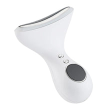 Load image into Gallery viewer, Electric Neck Beauty Instrument EMS Color Light Remove Neck Lines Vibration Neck Massager Lifting &amp; Tightening Beauty Instrument