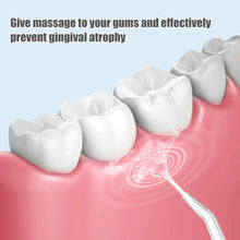 Load image into Gallery viewer, Oral Irrigator Portable Dental Water Flosser USB Rechargeable Water Jet Floss Tooth Pick 4 Jet Tip 220ml 3 Modes Teeth Cleaner