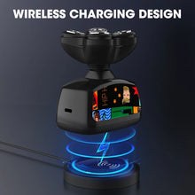 Load image into Gallery viewer, Graffiti Men's Electric Shaver Magnetic Head Bald Hair Clipper Wireless Charging Men's Razor