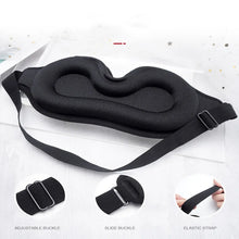 Load image into Gallery viewer, 3D Portable Soft Eye Mask Black Fast Sleeping Eye Shade Cover Eye Masks Shade Patch Women Men Travel Sleeping Eye Mask