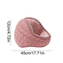Load image into Gallery viewer, Foldable Ear Muffs Plush Earmuffs For Cold Weather Portable Soft Ear Warmers For Hiking Biking Hunting Morning Jogging