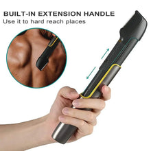 Load image into Gallery viewer, 1 Set Electric Back Shaver Razor Beard Dual-Head Women Men Body Hair Trimmer USB Rechargeable Underarm Hair Razor Remover