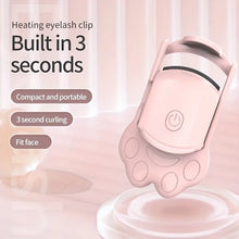 Load image into Gallery viewer, Electric Heated Eyelash Curler For Lasting Styling Portable Lash Lift Tool Intelligent Natural Curling With USB Rechargeable