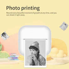Load image into Gallery viewer, Portable Mini Label Printer Photo Thermal Adhesive Labels Printers Inkless Bluetooth Pocket Mini Printer Stickers Maker 57MM