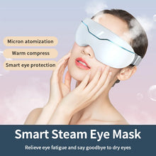 Load image into Gallery viewer, Electric Smart Eye Massager With Heated 2 Modes Steam Massage For Dry Strain Fatigue Pain Relief Sleep Portable Comfortable