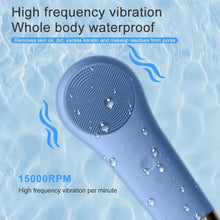 Load image into Gallery viewer, Electric Facial Cleansing Brush Silicond Ultrasonic Vibration Face Cleanser Washing Deep Pores Blackhead Cleaning Skin Massager