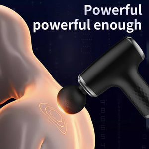 Mini Portable Electric Muscle Massager Waist Fascia Gun Neck And Cervical Back Shoulder Full Body High Frequency Rechargeable