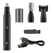 Load image into Gallery viewer, USB Rechargeable 3In1 Electric Ear Nose Hair Trimmer Portable For Men Women Facial Hair Nose Eyebrow