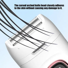 Load image into Gallery viewer, Rechargeable Body Hair Shaver Electric Hair Removal Device Leg Face Cleansing Massager Shaving Tool For Smooth Shaving X7XA