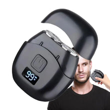 Load image into Gallery viewer, Mini Electric Shaver Double Head Men's Razor Beard Trimmer Shaver  Men Double Floating Magnetic Blade Head Portable Beard Knife