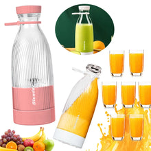 Load image into Gallery viewer, 500ml Portable Wireless Blender 6 Blades Electric Fruit Juicer Machine Personal Blender for Juices Shakes Smoothies