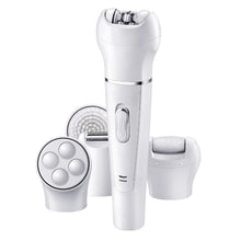 Load image into Gallery viewer, 5-In-1 Female Hair Remover Electric Shaver For Women'S Stratum Corneum Remover Facial Scrub Massager
